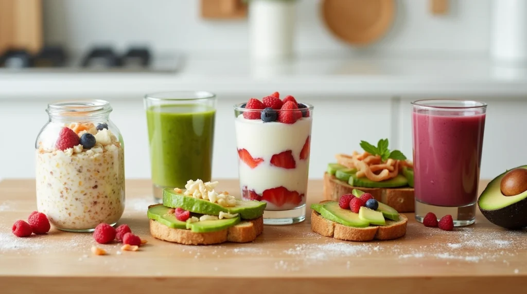 What Are the Best Fast Breakfast Foods for Busy People? | Quick & Healthy Options 2 Showcase seven different best fast breakfast foods with their benefits and easy preparation methods.